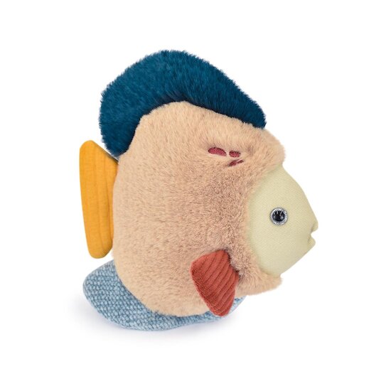 Doudou & Compagnie Peluche trésors marins Poisson tropical Beige 