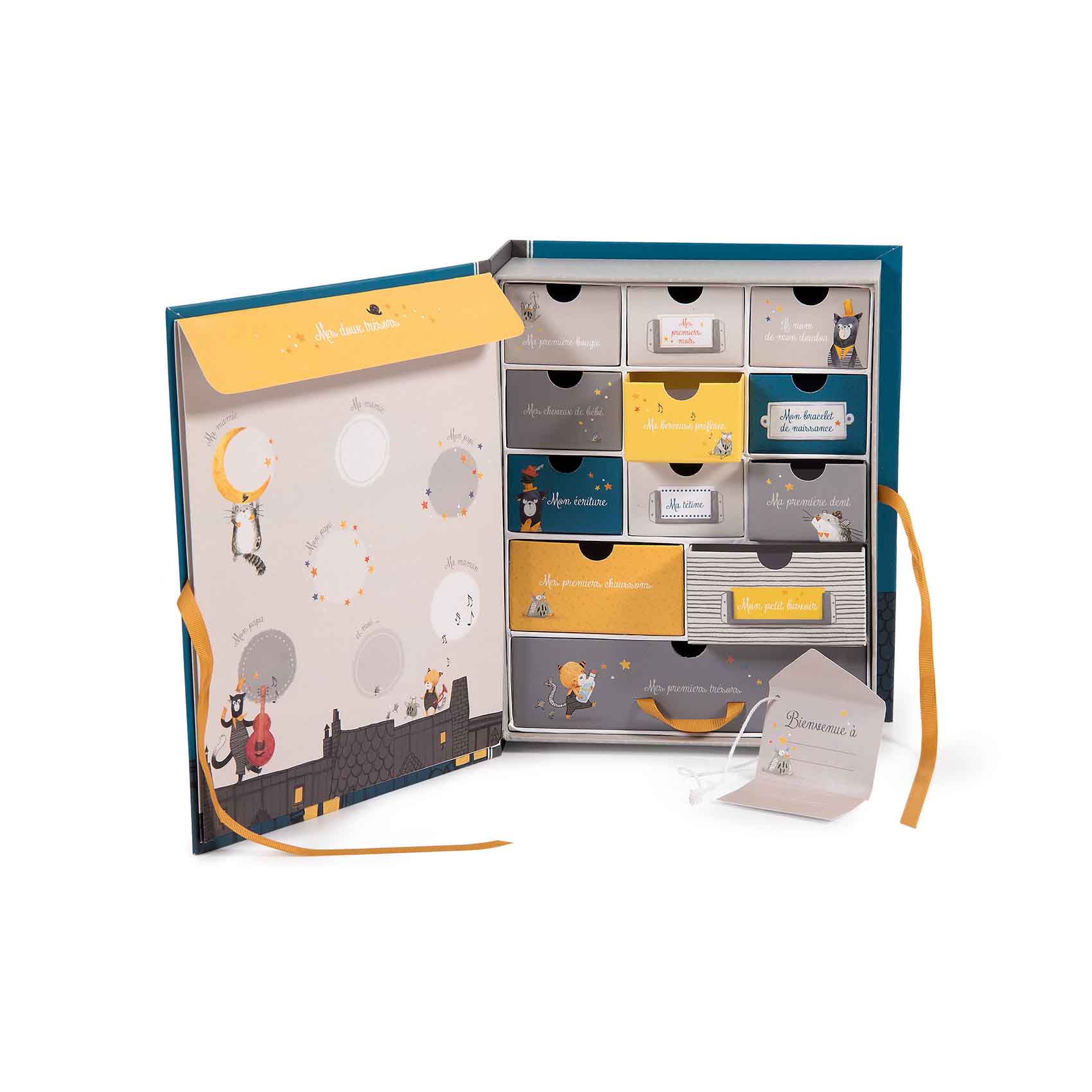 Chausson bébé j'aime papa - chausson naissance - Mon Coffret Naissance