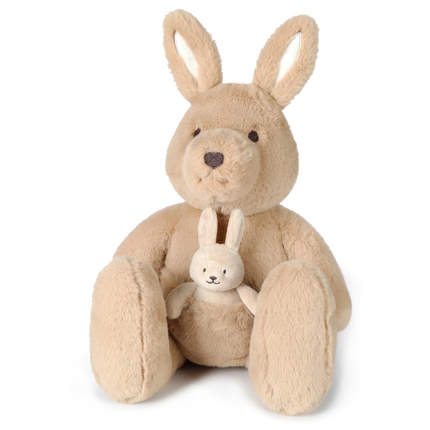 BB & Co - Peluche ultra douce kangourou & son bébé MULTICOLORE BB&Co