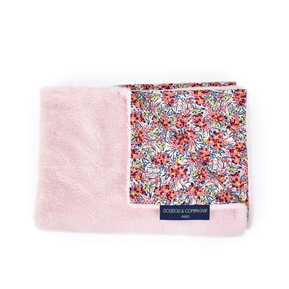 Plaid douceur BOH'AIME ROSE Doudou & Compagnie