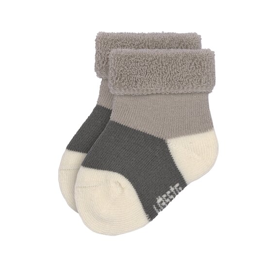 Lässig 3 chaussettes Terry GOTS Anthracite/Taupe 