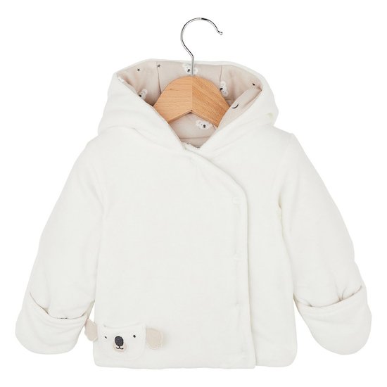 Marèse Veste à capuche Petit Koala Écru 1 mois