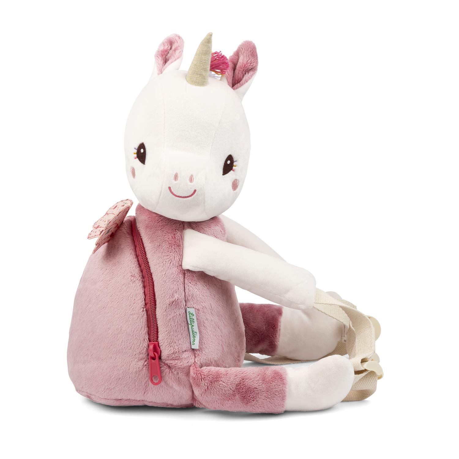 Sac à dos doux Lena ROSE Lilliputiens