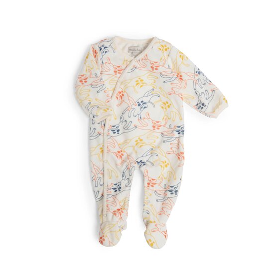 Moulin Roty Pyjama velours chiens multiroclores Puce & Pilou Multicolore 3-6 mois Moulin Roty Pyjama velours chiens multiroclores Puce & Pilou Multicolore 3-6 mois