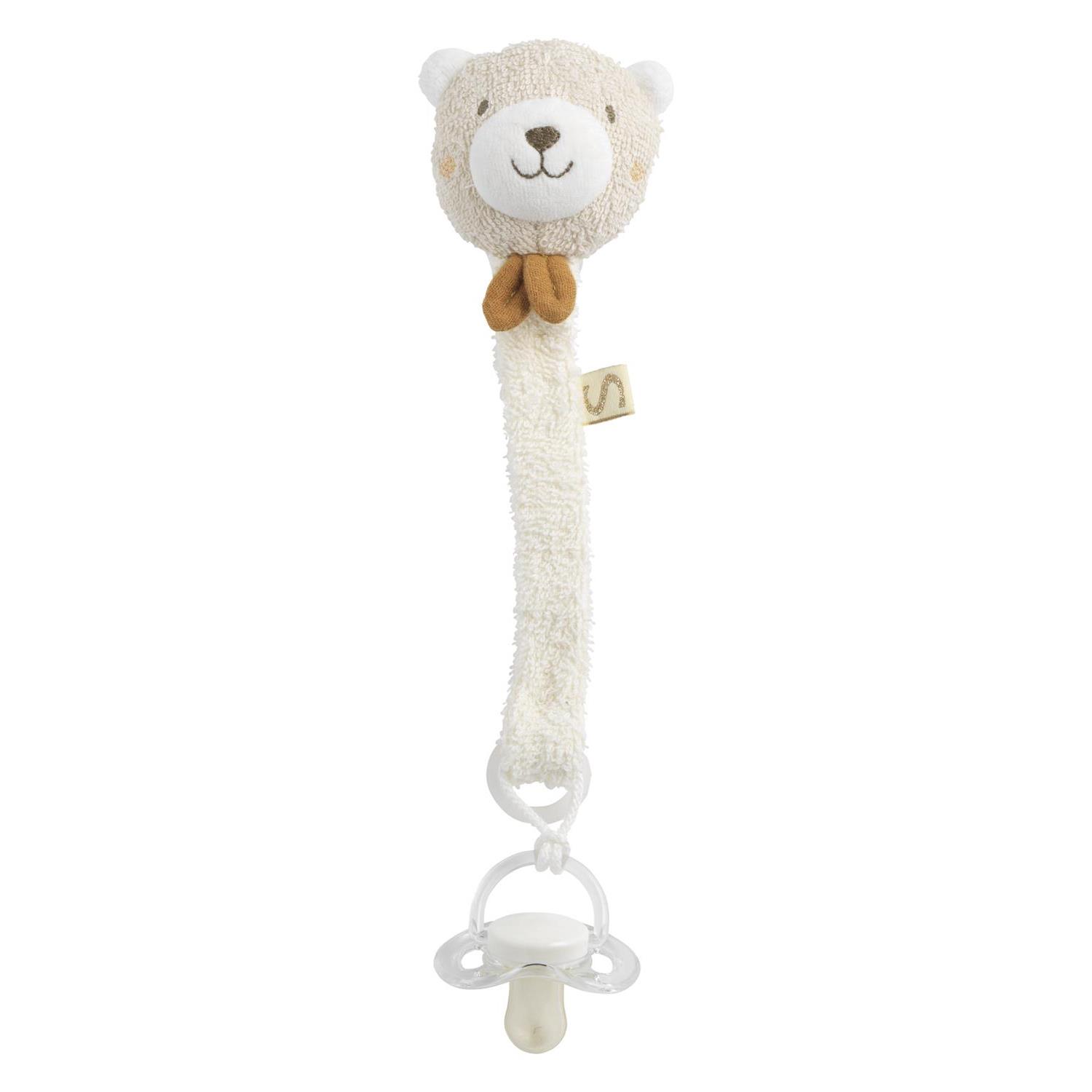 Attache Sucette Petit Soleil BEIGE Sauthon
