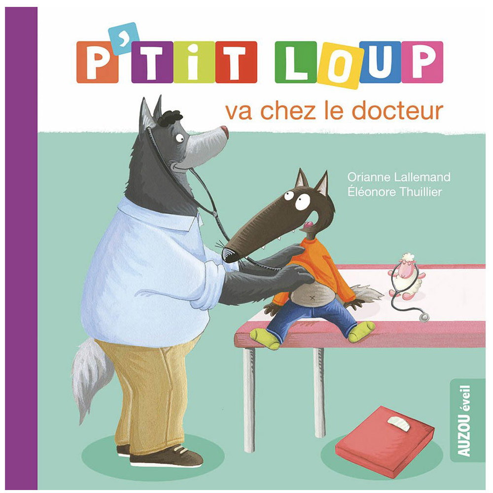 Livre P'tit Loup va chez le docteur MULTICOLORE Auzou
