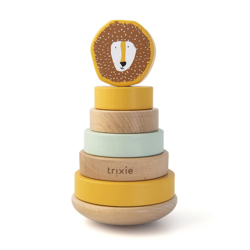TRIXIE - Tour à empiler en bois - Mr. Lion MULTICOLORE Trixie