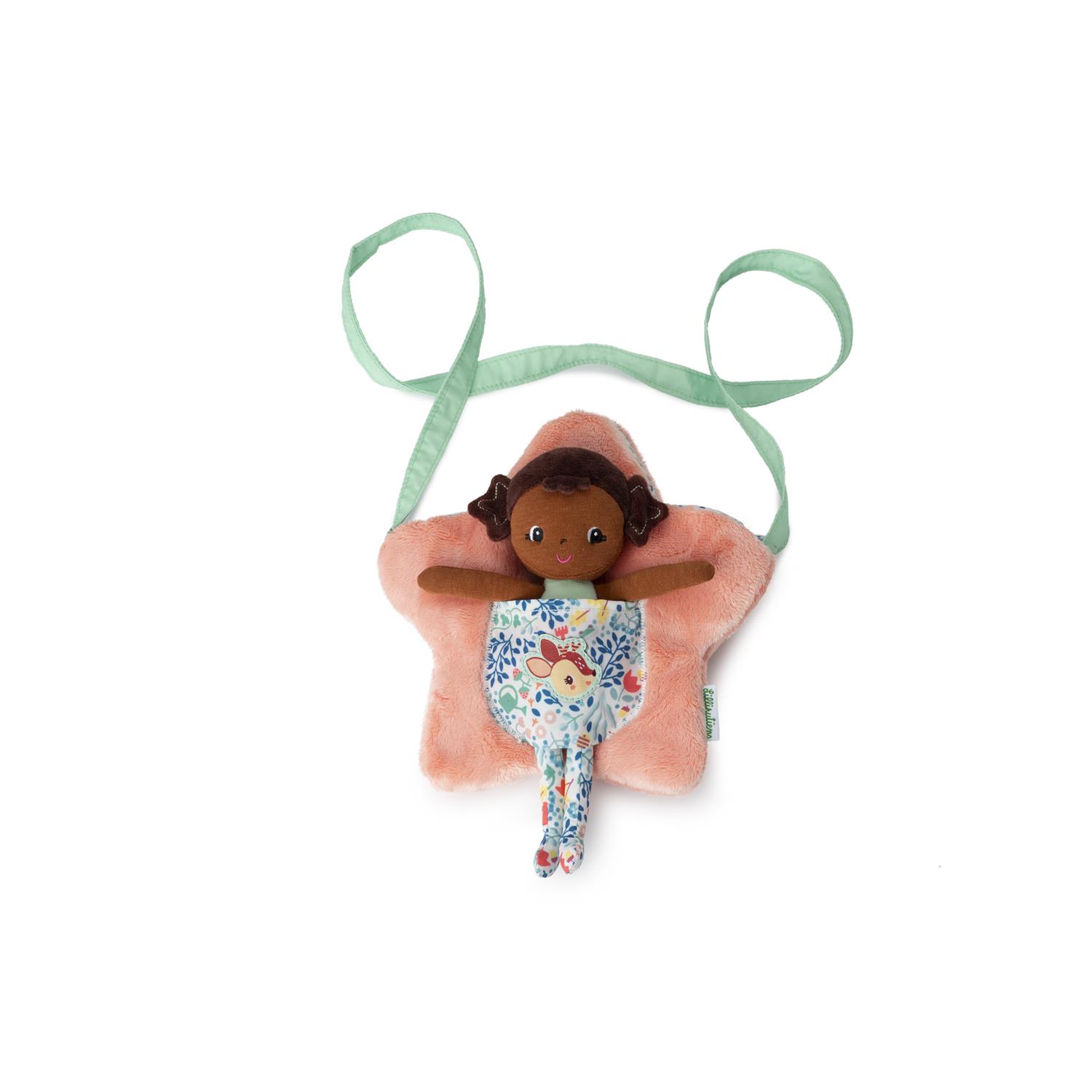Lilliputiens - Poupée sur sac ROSE Lilliputiens