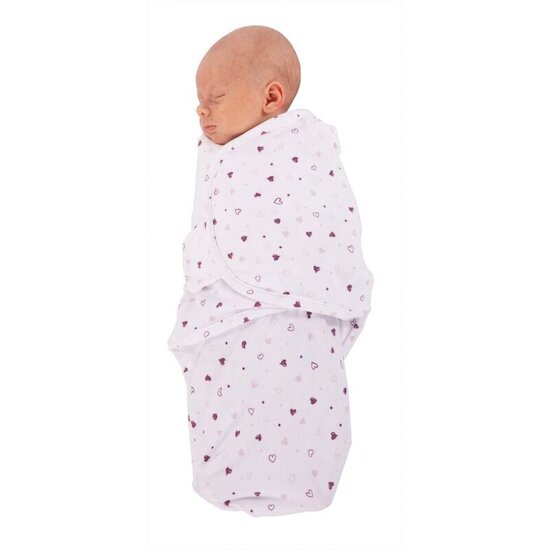 Couverture d'emmaillotage Coeurs rose - Ergobaby – Comptoir des Kids