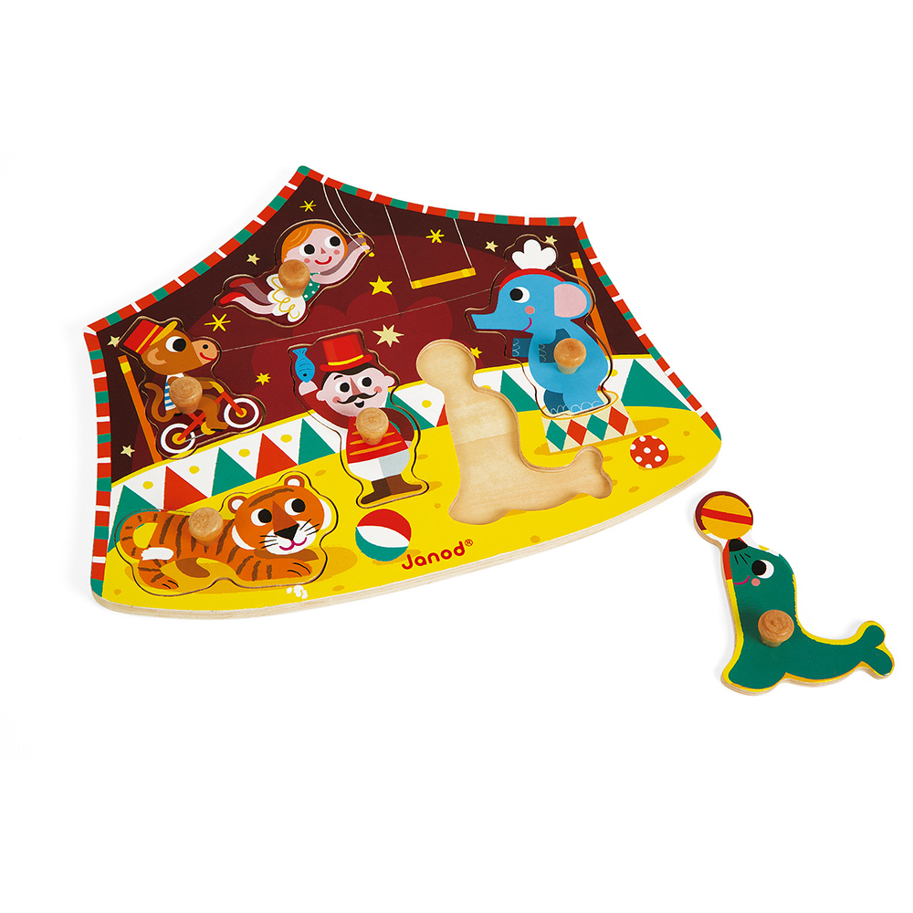 Puzzle Cirque Des Etoiles MULTICOLORE Janod