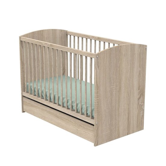 Sauthon Lit bébé Access Chêne Doré 60x120 cm Sauthon Lit bébé Access Chêne Doré 60x120 cm