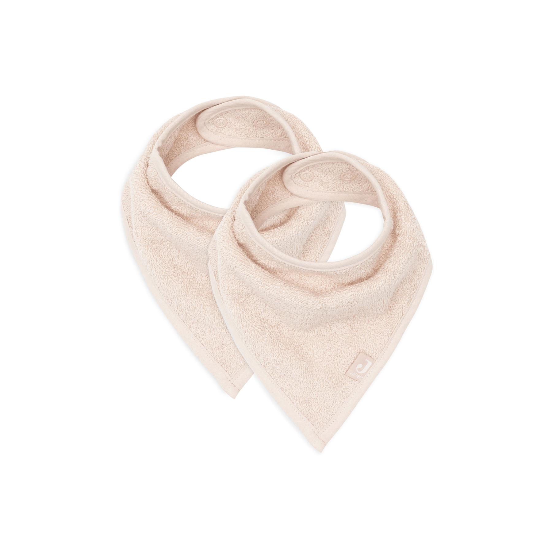Jollein - Lot de 2 bavoirs bandana ROSE Jollein