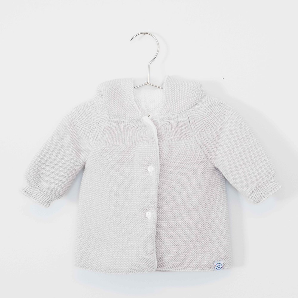 Manteau de naissance GRIS La Manufacture de layette