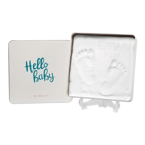 Cadre Empreintes Bébé, Kit Empreinte Bebe Mains pour Liste de Naissance,  Souvenirs mémorable Décorations murale ou pour table (Noir) : :  Bébé et Puériculture