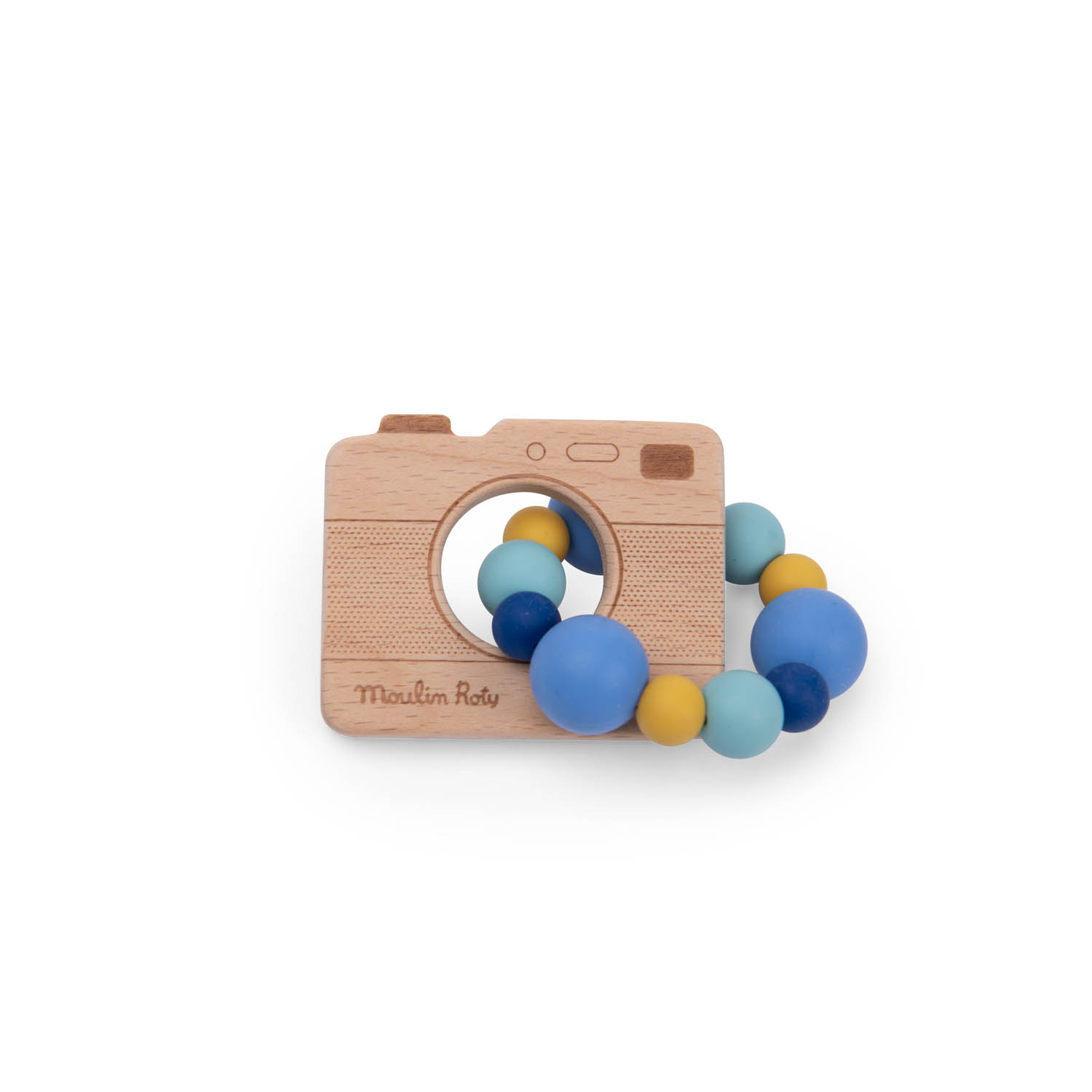 Hochet anneau de dentition Puce & Pilou MULTICOLORE Moulin Roty