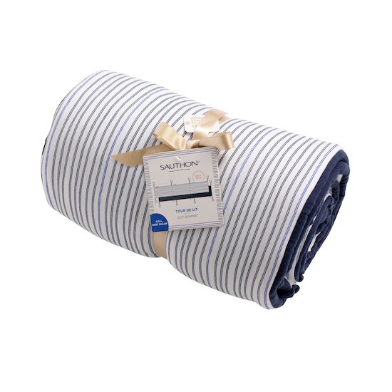 Sauthon Tour de lit adaptable  Baby Sailor Bleu  Sauthon Tour de lit adaptable  Baby Sailor Bleu