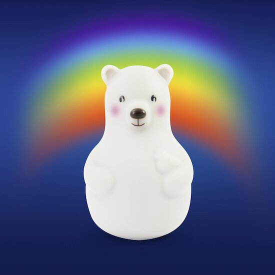 Pabobo Veilleuse Ours Lumicolor Blanc  Pabobo Veilleuse Ours Lumicolor Blanc