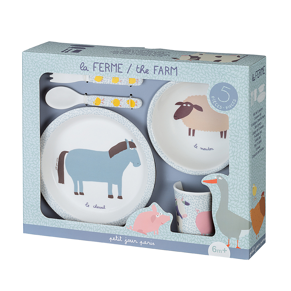 Coffret cadeau - 5 pièces La Ferme MULTICOLORE petit jour paris