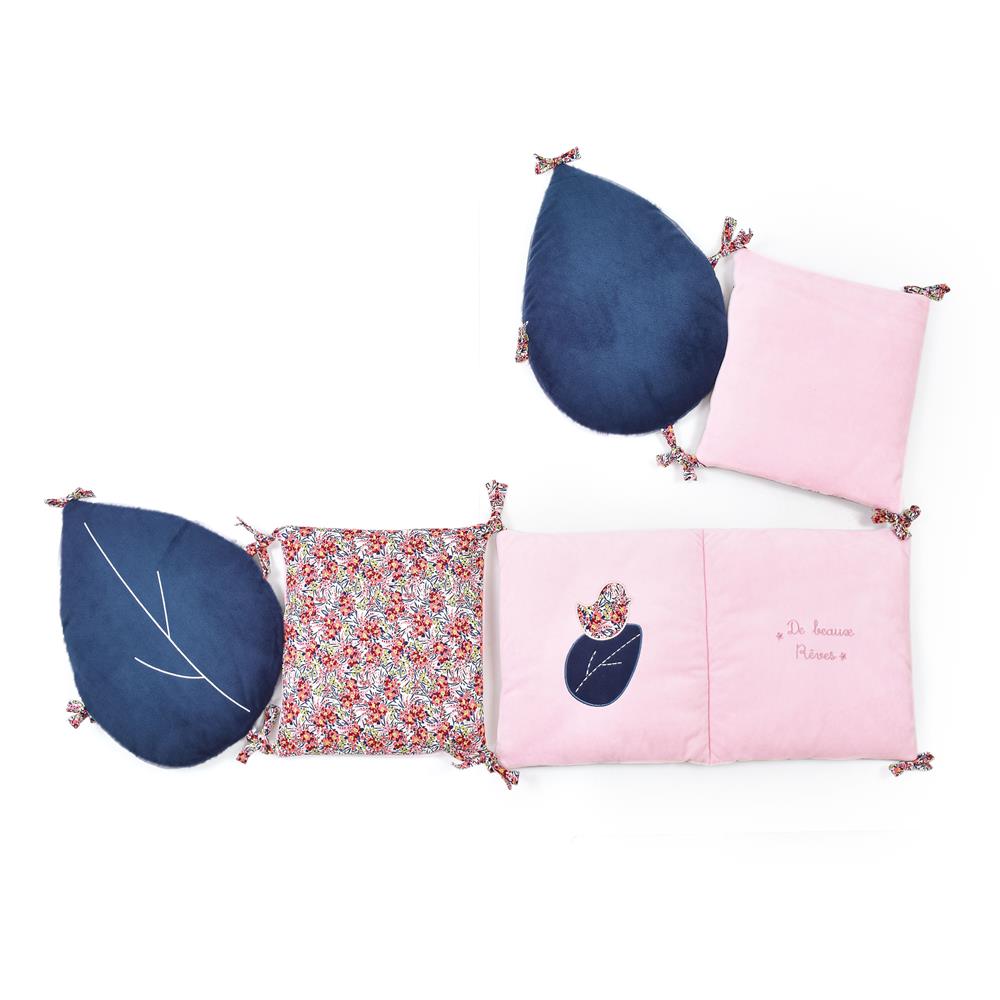 Tour de lit BOH'AIME ROSE Doudou & Compagnie