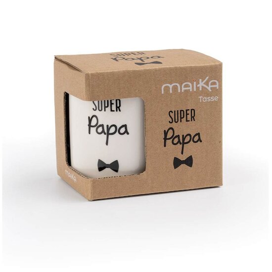 Maïka Tasse Super Papa Blanc 