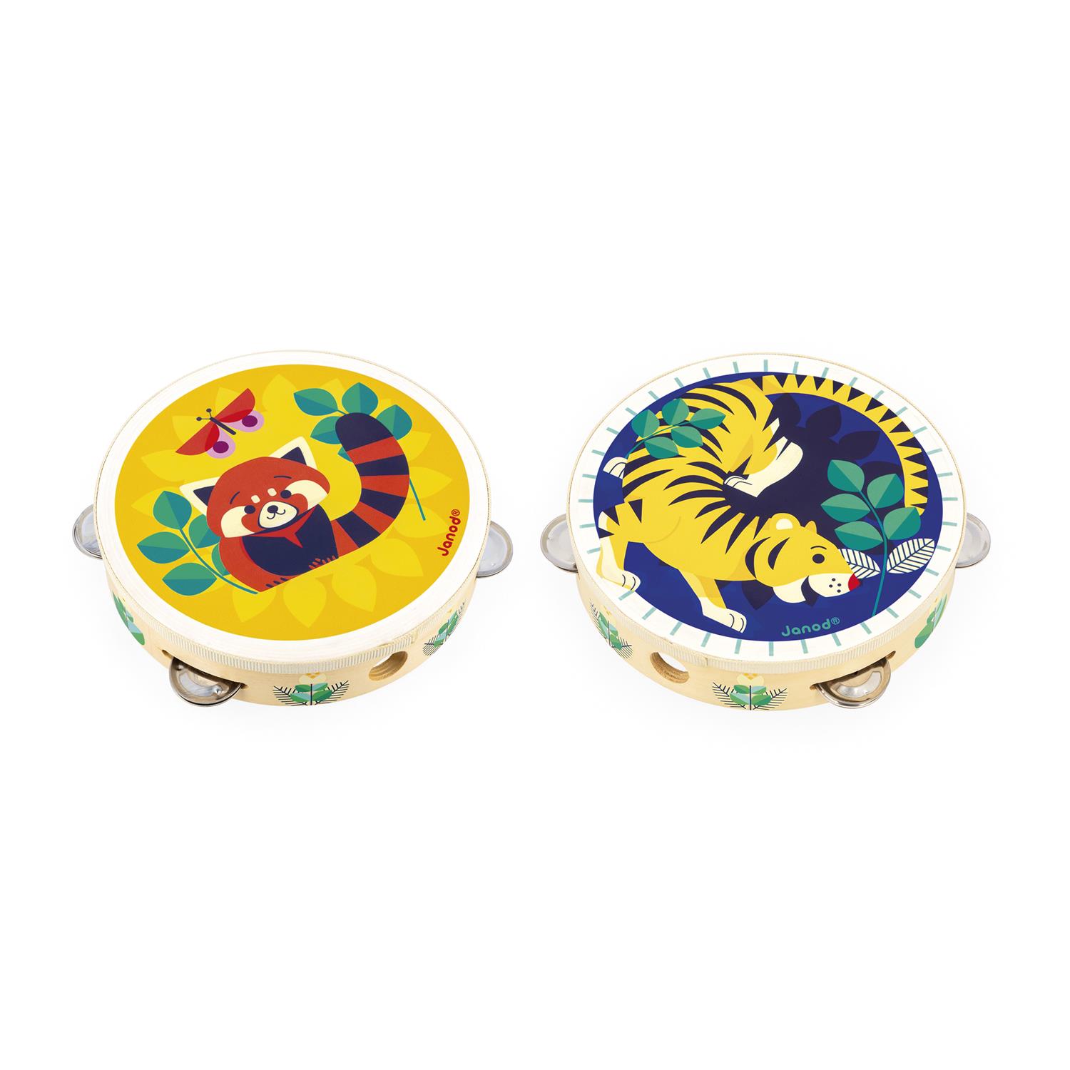 Tambourins Gioia BLEU Janod