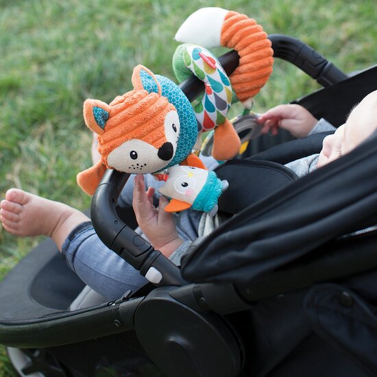 Infantino Spirale d'activités Renard Multicolore  Infantino Spirale d'activités Renard Multicolore