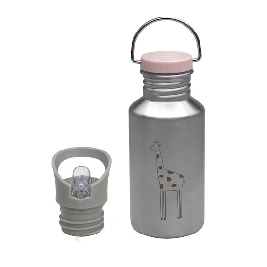 Lässig Gourde pour enfant inox Safari Girafe 500 ml