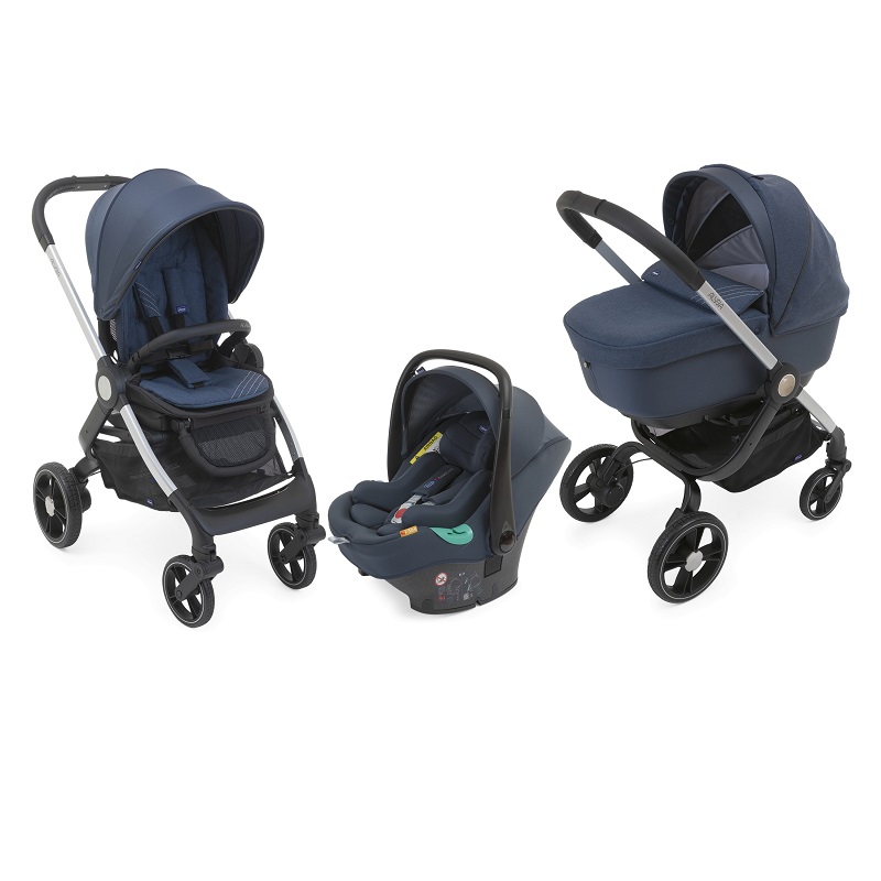 Pack poussette trio Alysia i-Size BLEU Chicco