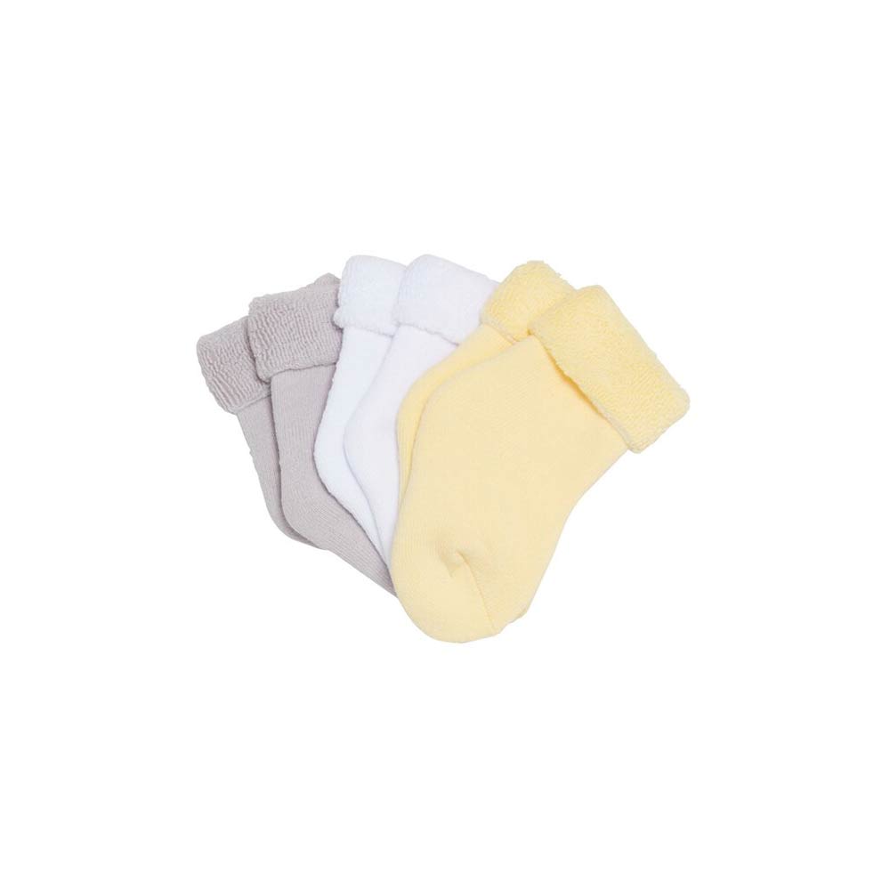 P’tit bisou - Lot de 3 paires de chaussette Mes Essentiels JAUNE P’tit bisou