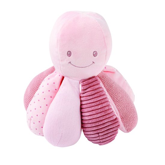 Nattou Peluche d'activités poulpe Rose  Nattou Peluche d'activités poulpe Rose