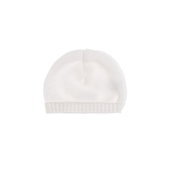 P’tit bisou Bonnet bio collection Tricot Blanc 0-1 mois