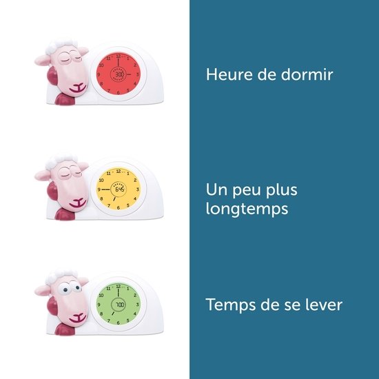 Zazu Sam l'agneau Réveil ludique Rose 