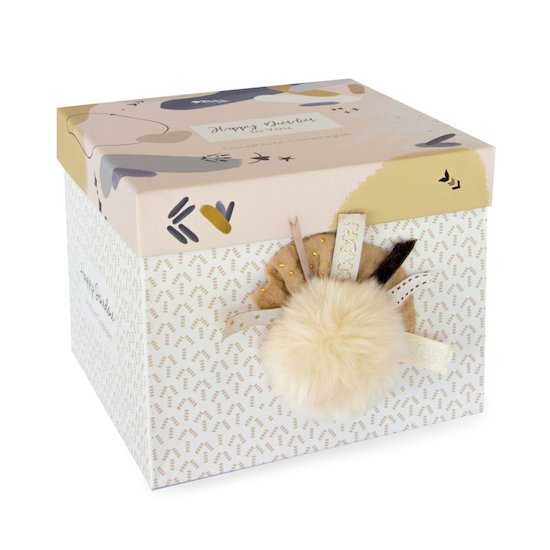 Doudou & Compagnie Doudou pantin Happy Wild Blanc 25 cm Doudou & Compagnie Doudou pantin Happy Wild Blanc 25 cm