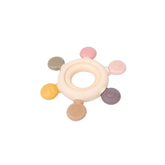 Bo Jungle Anneaux de dentition multisensoriel Multicolore  Bo Jungle Anneaux de dentition multisensoriel Multicolore