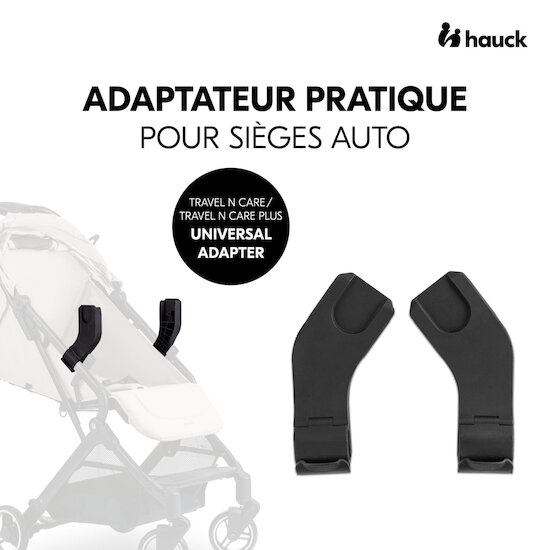 Hauck Adaptateur universel Travel N Care/ Plus Black  Hauck Adaptateur universel Travel N Care/ Plus Black