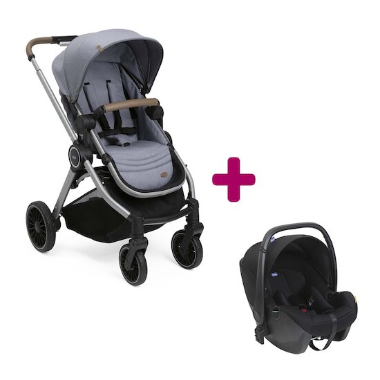 Chicco Pack poussette Duo Best Friend Pro Siège-auto KORY Magnet grey  