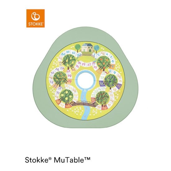 Stokke Plateau de jeu pour table MuTable Fruits et légumes Multicolore 