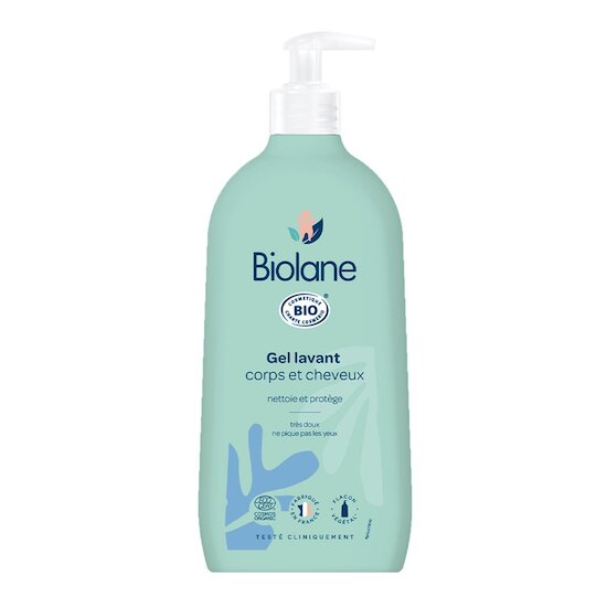Biolane Gel lavant corps et cheveux Bio Vert 500 ml Biolane Gel lavant corps et cheveux Bio Vert 500 ml