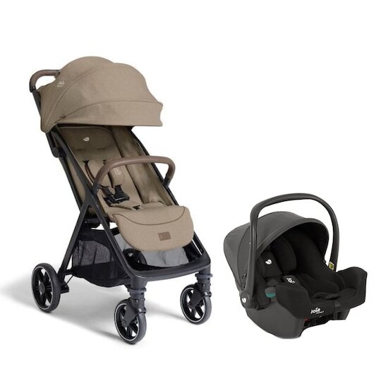 Joie Pack Poussette Duo Parcel Lx Sandstone + coque I-Snug 2 Shale  