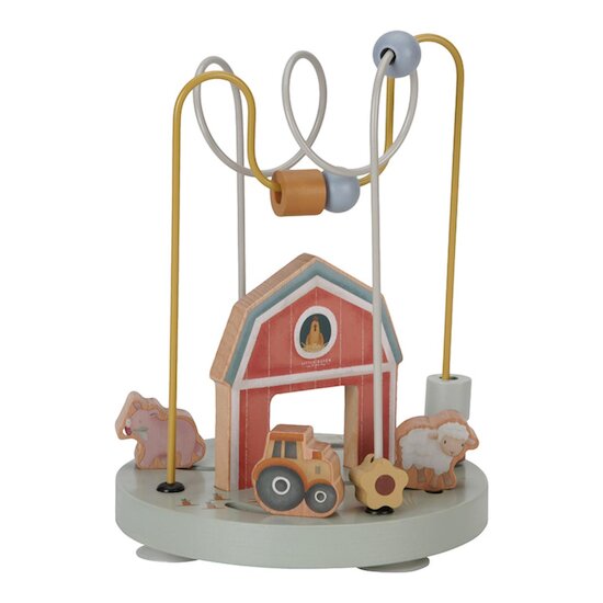 Little Dutch Boulier spirale en bois FSC Little Farm 