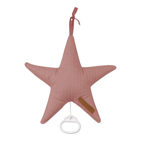 Little Dutch Coussin musical étoile Pure Pink Blush 