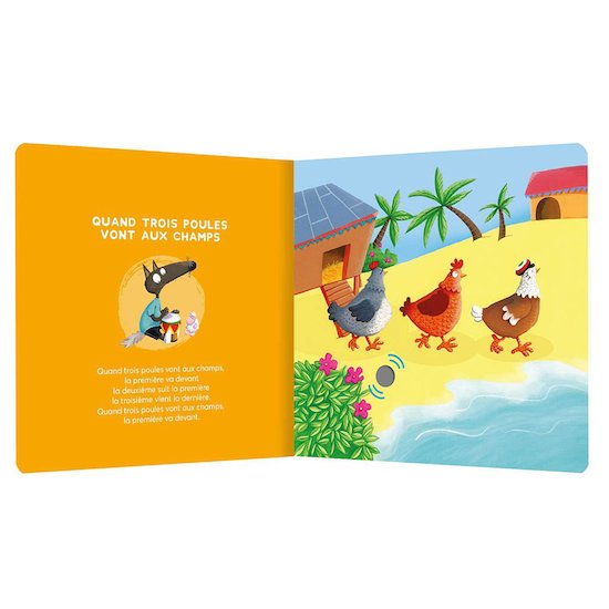 Auzou MES COMPTINES REGGAE AVEC P'TIT LOUP  