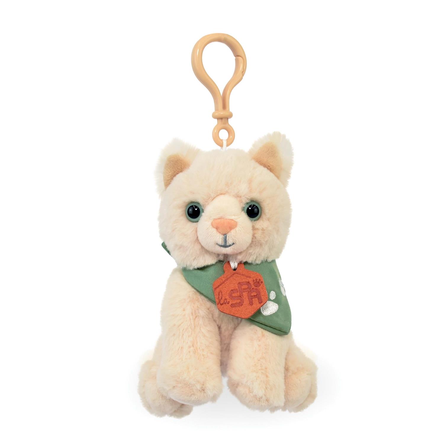 Porteclés bijou de sac chat BEIGE Histoire d'Ours