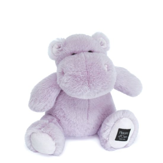 Histoire d'Ours Peluche Hippo Hip'Power Lilas 25 cm