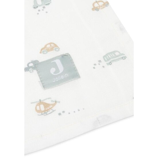 Jollein Lot de 2 Langes Large On The Go Multicolor 115x115 cm