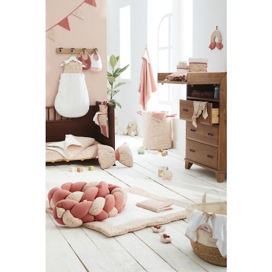 BB&Co Couverture Luxe en minky Blooming Day 100x70 cm BB&Co Couverture Luxe en minky Blooming Day 100x70 cm