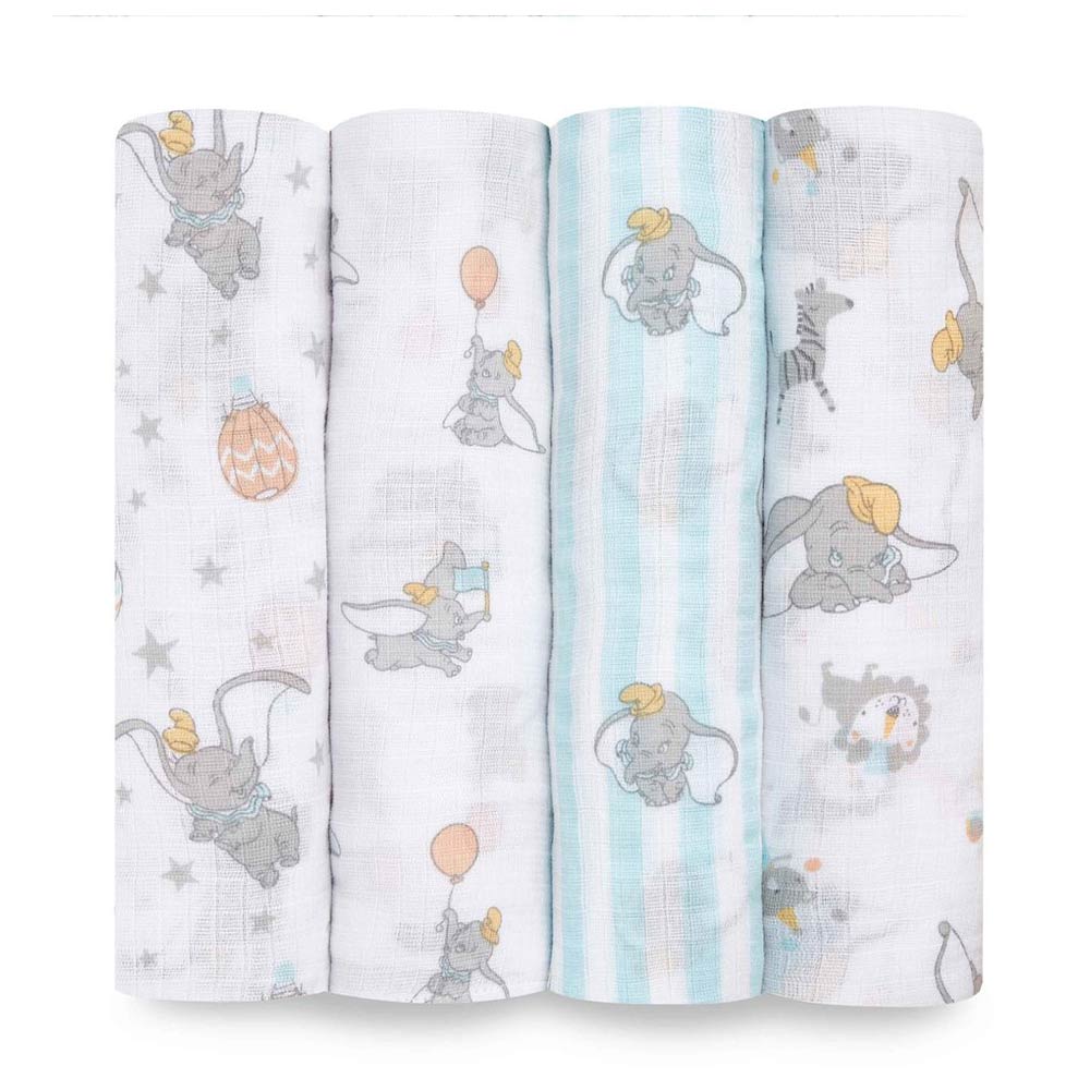 4 langes en mousseline de coton Essentials MULTICOLORE Aden et Anais
