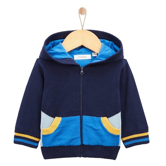 Marèse Veste Molleton Bleu Tennis Bleu 9 mois