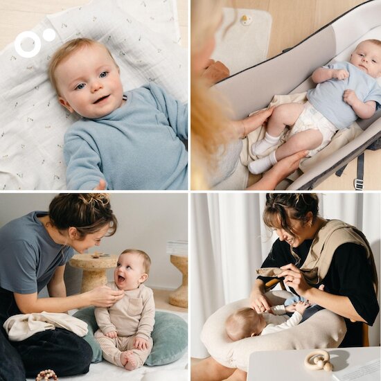 Doomoo Lot de 3 langes gaze de coton Lovely Sweety Cream Beige  Doomoo Lot de 3 langes gaze de coton Lovely Sweety Cream Beige