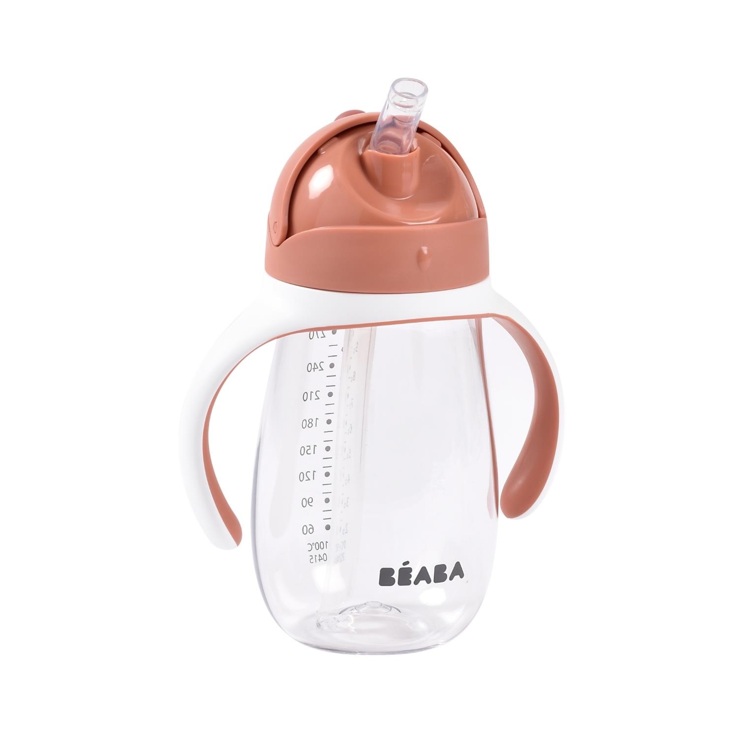Tasse paille ORANGE Béaba